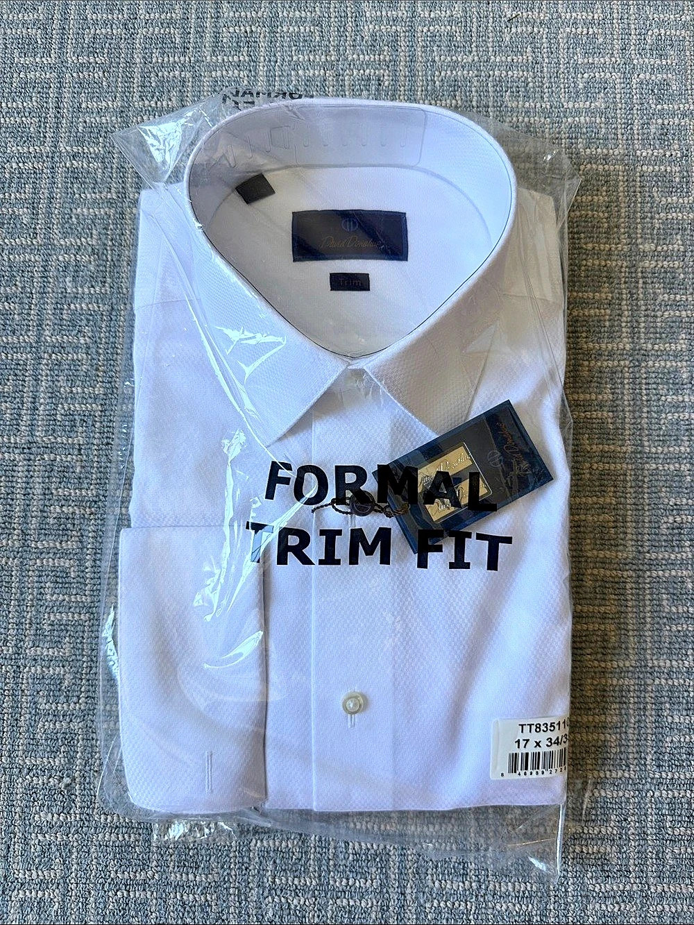 David Donahue Formal Trim Fit Shirt Never Worn